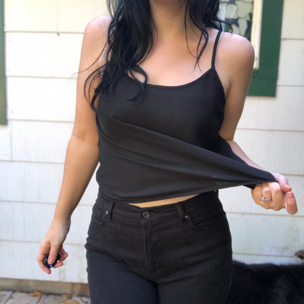 Black Polyester Camisole
